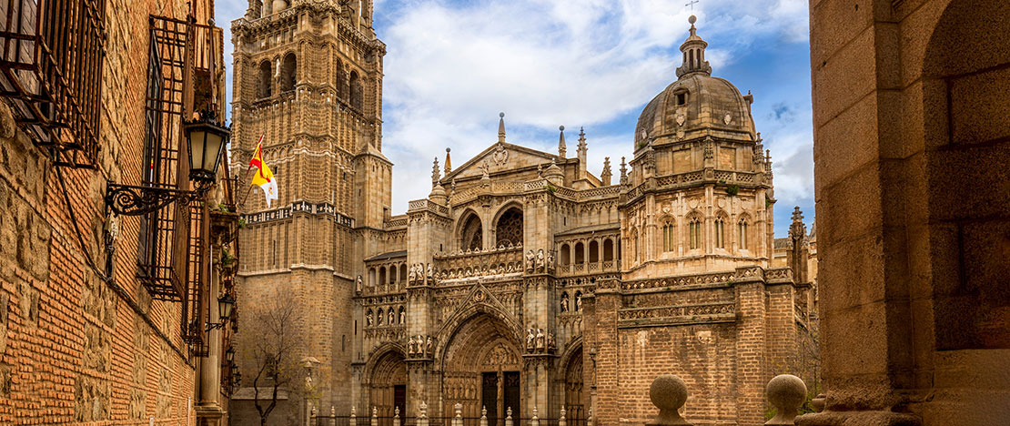 Fassade der Kathedrale von Toledo Fassade der Kathedrale von Toledo