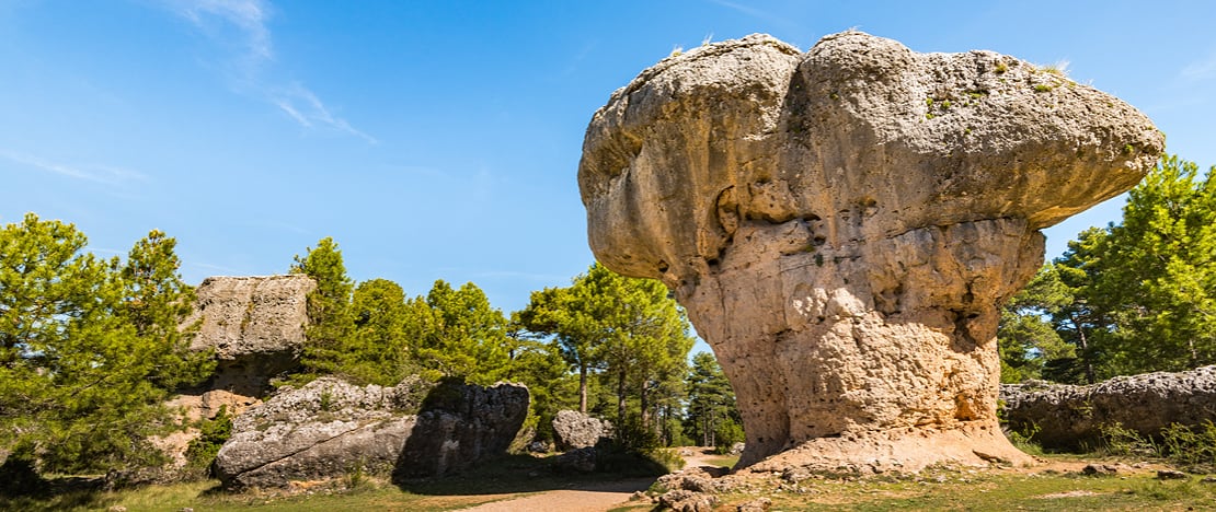 Vue de la Ville Enchantée dans la province de Cuenca, Castille-La Manche Vue de la Ville Enchantée dans la province de Cuenca, Castille-La Manche
