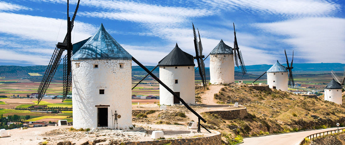 Molinos de Campo de Criptana en Ciudad Real