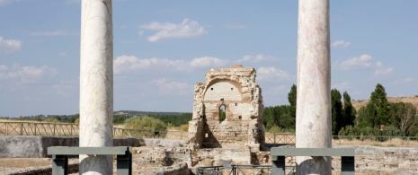 Pozostałości willi rzymskiej w parku archeologicznym Carranque, Toledo. Pozostałości willi rzymskiej w parku archeologicznym Carranque, Toledo.
