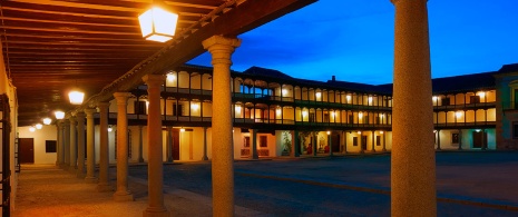 The Plaza Mayor square in Tembleque, Toledo The Plaza Mayor square in Tembleque, Toledo