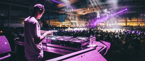 Konzert während des Festivals Sónar Barcelona 2018 Konzert während des Festivals Sónar Barcelona 2018