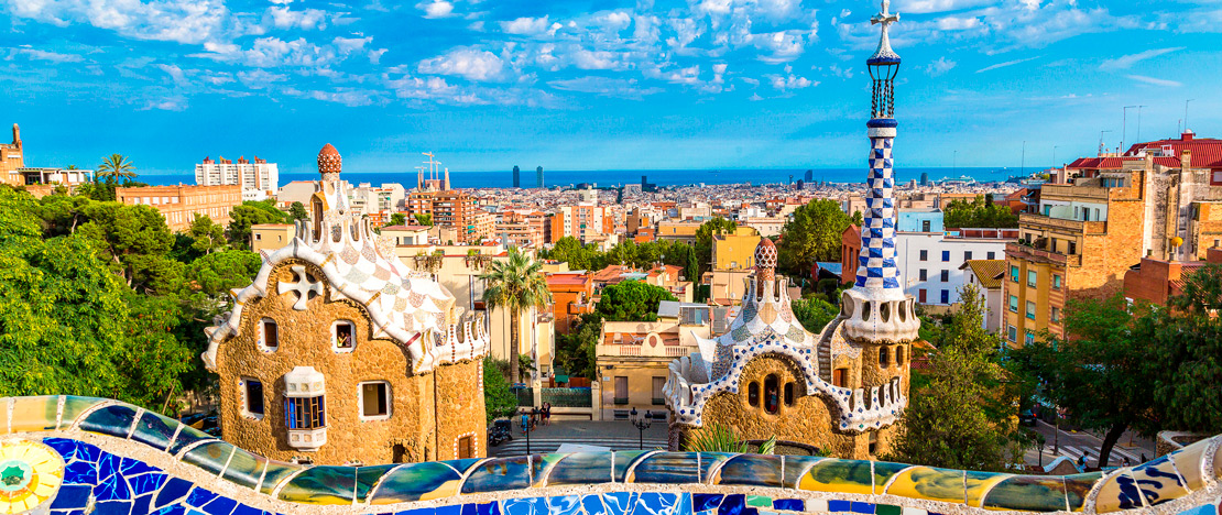 Gaudí's Park Güell in Barcelona, Catalonia
