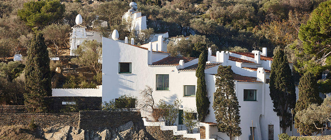 General view of the Salvador Dalí House in Portlligat General view of the Salvador Dalí House in Portlligat