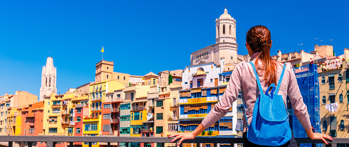 Tourist in Girona