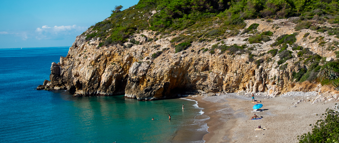 Playa del Muerto von Sitges in Barcelona, Katalonien
