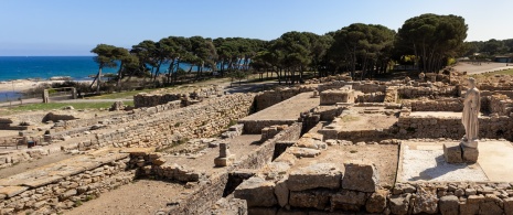Griechische und römische Ruinen von Empúries. L’Escala, Girona Griechische und römische Ruinen von Empúries. L’Escala, Girona