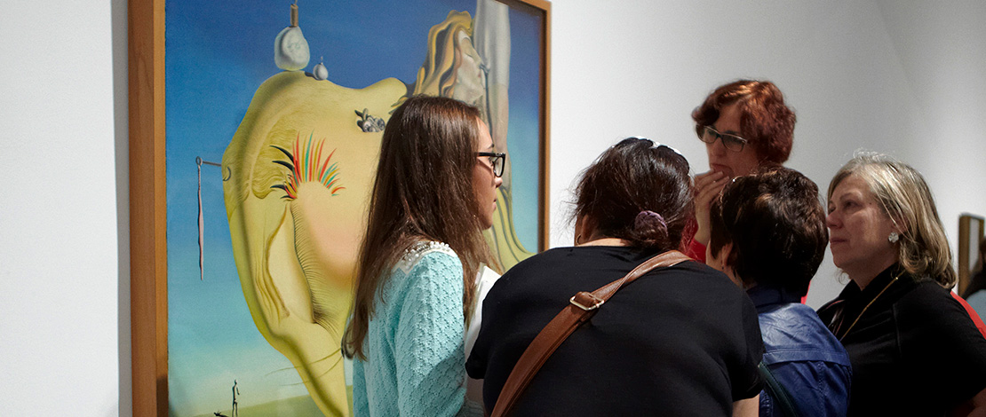 Guided tour in front of Dalí's “The Great Masturbator” at the Reina Sofía National Art Museum Guided tour in front of Dalí's “The Great Masturbator” at the Reina Sofía National Art Museum
