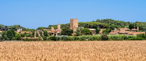 View of the medieval village of Peratallada in Girona, Catalonia. View of the medieval village of Peratallada in Girona, Catalonia.