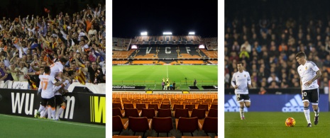 Torcedores, estádio e jogadores do Valencia CF, Comunidade Valenciana Torcedores, estádio e jogadores do Valencia CF, Comunidade Valenciana