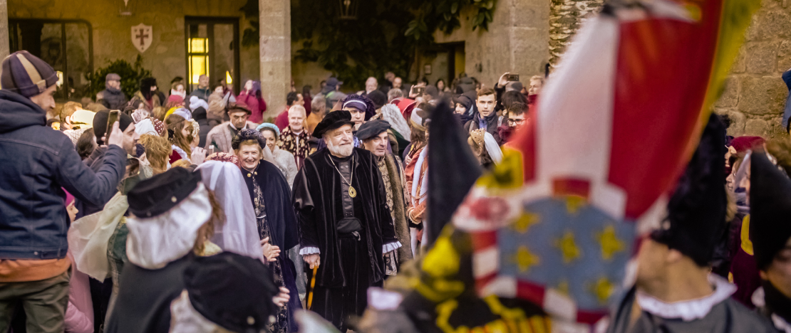 Uroczystość upamiętniająca podróż cesarza Karola V w miejscowości Jarandilla de la Vera w Cáceres, Estremadura