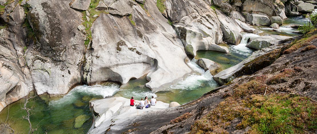 Basins at Garganta de los Infiernos in Jerte valley, Extremadura