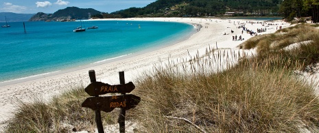 Praia de Rodas, em Vigo (Pontevedra, Galícia) Praia de Rodas, em Vigo (Pontevedra, Galícia)