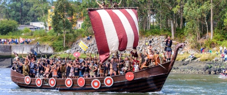Débarquement viking à Catoira Débarquement viking à Catoira