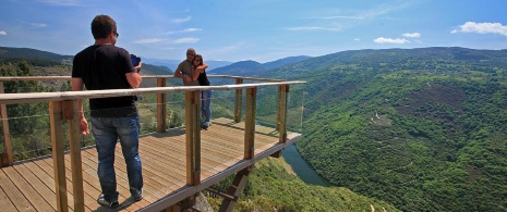 Belvedere di A Capela. Ribeira Sacra. Galizia Belvedere di A Capela. Ribeira Sacra. Galizia