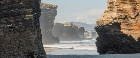 Praia das Catedrais, em Ribadeo (Lugo, Galícia) Praia das Catedrais, em Ribadeo (Lugo, Galícia)