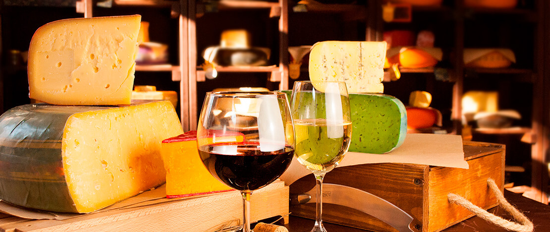 Vino y queso de Mahón