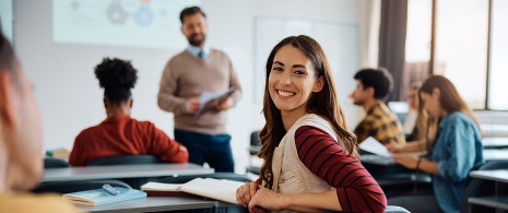 Studierende im Unterricht Studierende im Unterricht