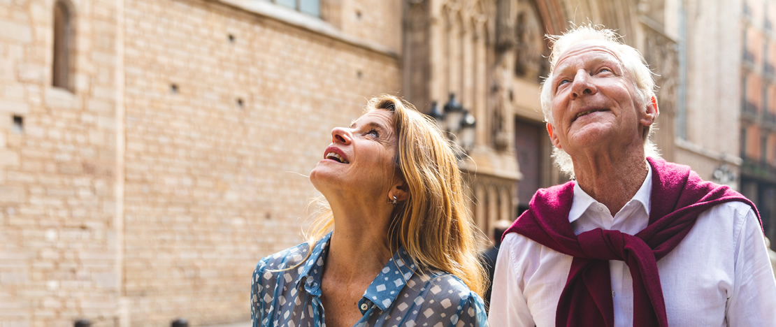 Couple in Barcelona