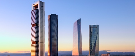 Las cuatro torres de Madrid Las cuatro torres de Madrid