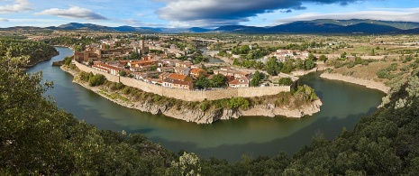 Aerial view of Buitrago del Lozoya Aerial view of Buitrago del Lozoya