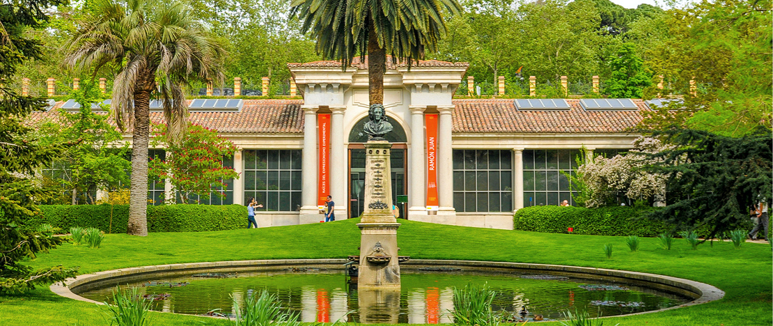 Veduta del Giardino Botanico Reale di Madrid