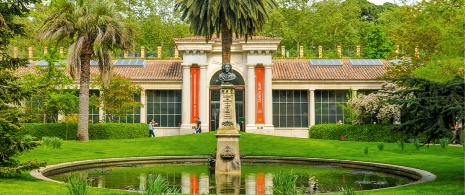 Veduta del Giardino Botanico Reale di Madrid Veduta del Giardino Botanico Reale di Madrid