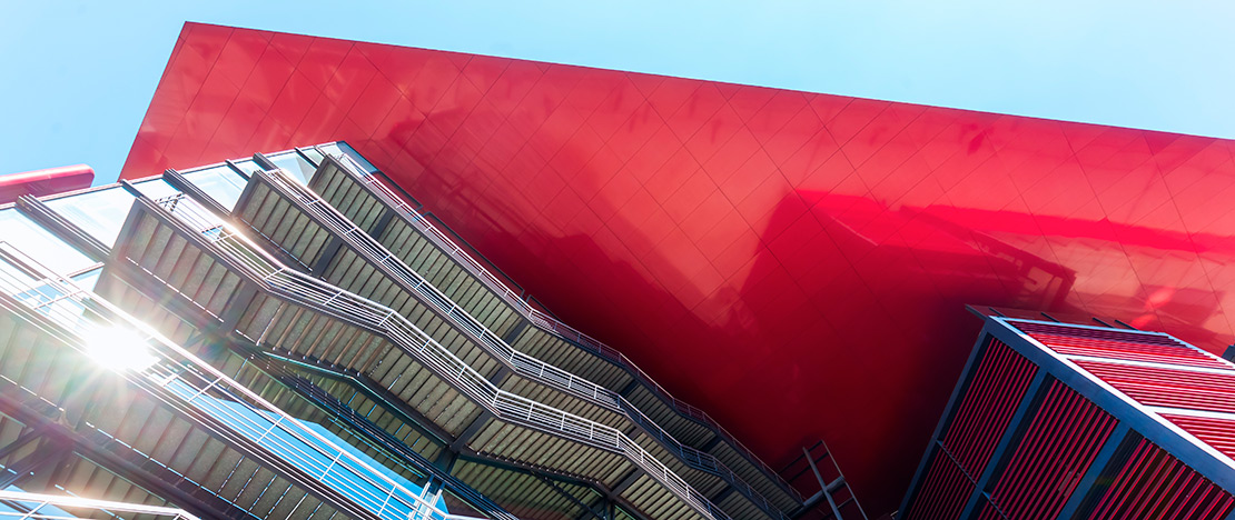 Hall del Auditorio del Museo Reina Sofía, de Jean Nouvel