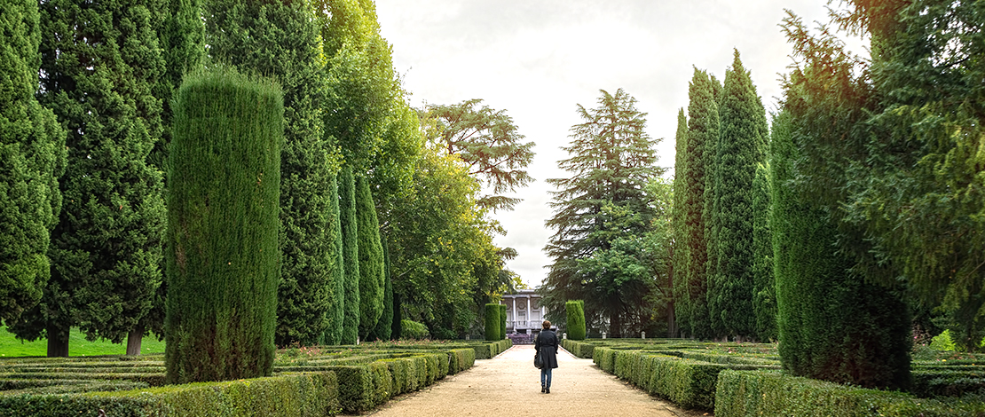 Veduta del Parco del Capricho, Alameda de Osuna