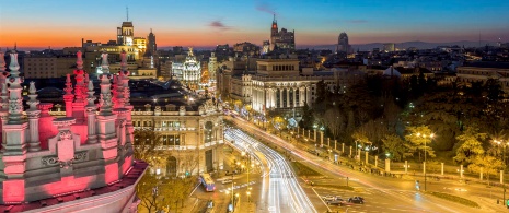 Plaza de Cibeles, Madrid Plaza de Cibeles, Madrid