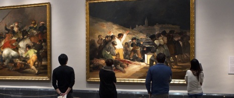 Goya Room in the Prado Museum. Goya Room in the Prado Museum.