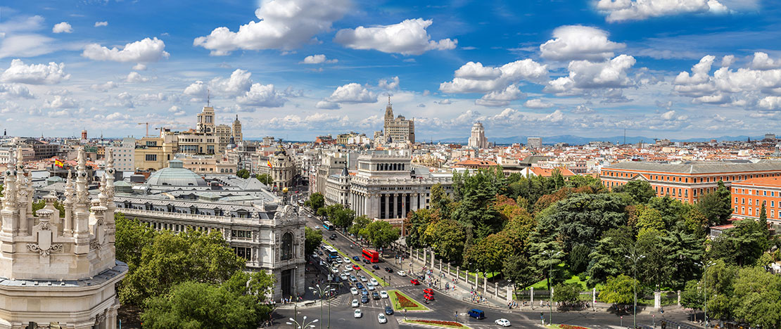 Blick auf Madrid Blick auf Madrid