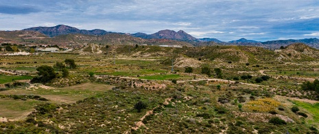 Badlands landscape in Abanilla and Mahoya, Murcia Badlands landscape in Abanilla and Mahoya, Murcia