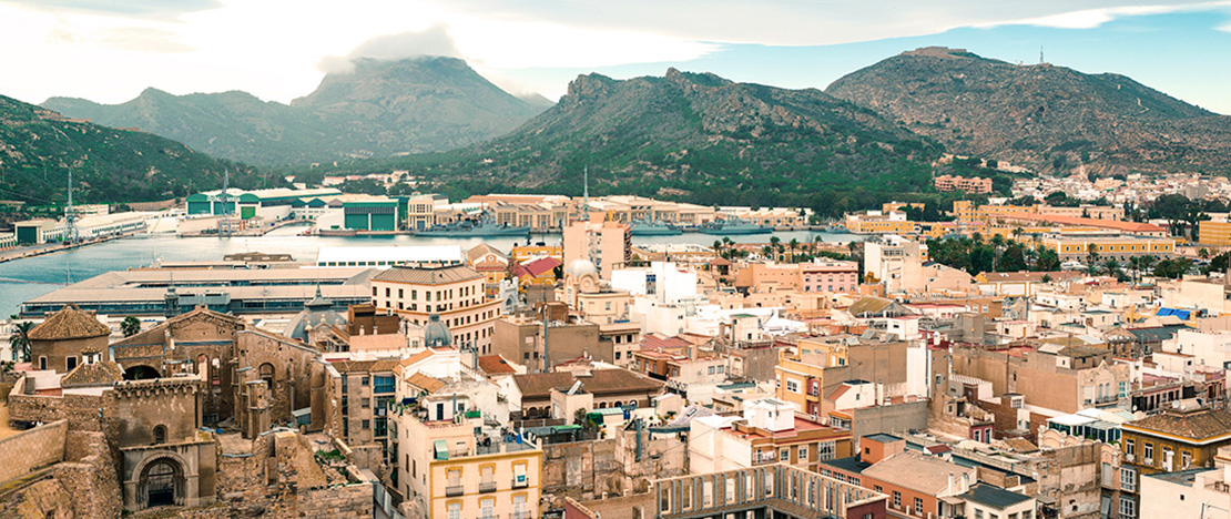 View of Cartagena, Region of Murcia