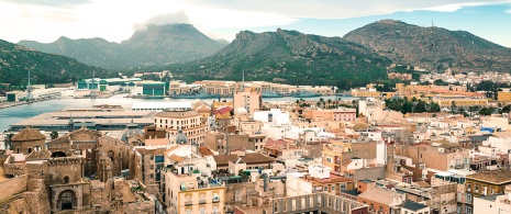 View of Cartagena, Region of Murcia View of Cartagena, Region of Murcia