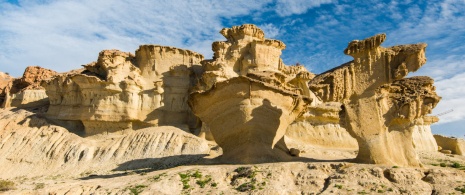 Detalle de las Erosiones de Bolnuevo en Mazarrón, Murcia Detalle de las Erosiones de Bolnuevo en Mazarrón, Murcia