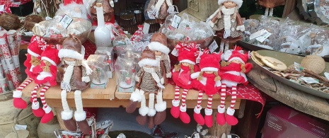 Weihnachtsmarkt in San Sebastian, Baskenland Weihnachtsmarkt in San Sebastian, Baskenland