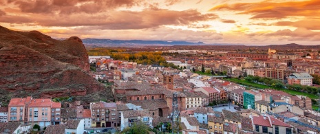 Vista do município de Nájera, La Rioja Vista do município de Nájera, La Rioja