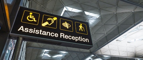 Accessibility sign at airports Accessibility sign at airports