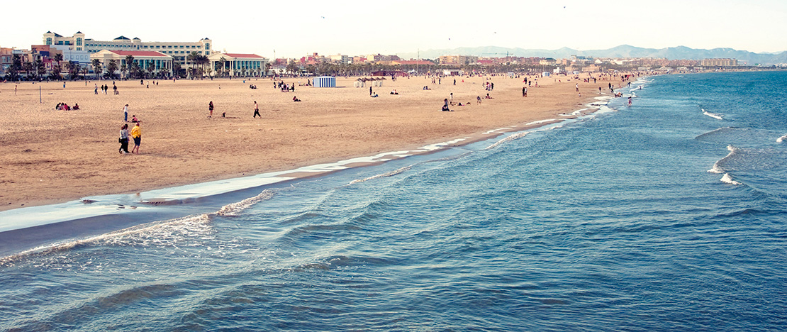Praia da Malvarrosa, Valência Praia da Malvarrosa, Valência