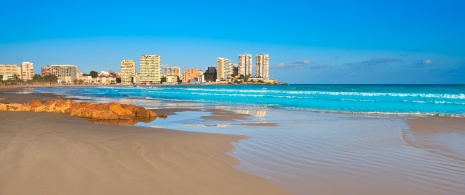 La Concha Beach in Oropesa del Mar, Castellón La Concha Beach in Oropesa del Mar, Castellón