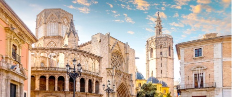 Plaza de la Virgen in Valencia, Valencian Community Plaza de la Virgen in Valencia, Valencian Community