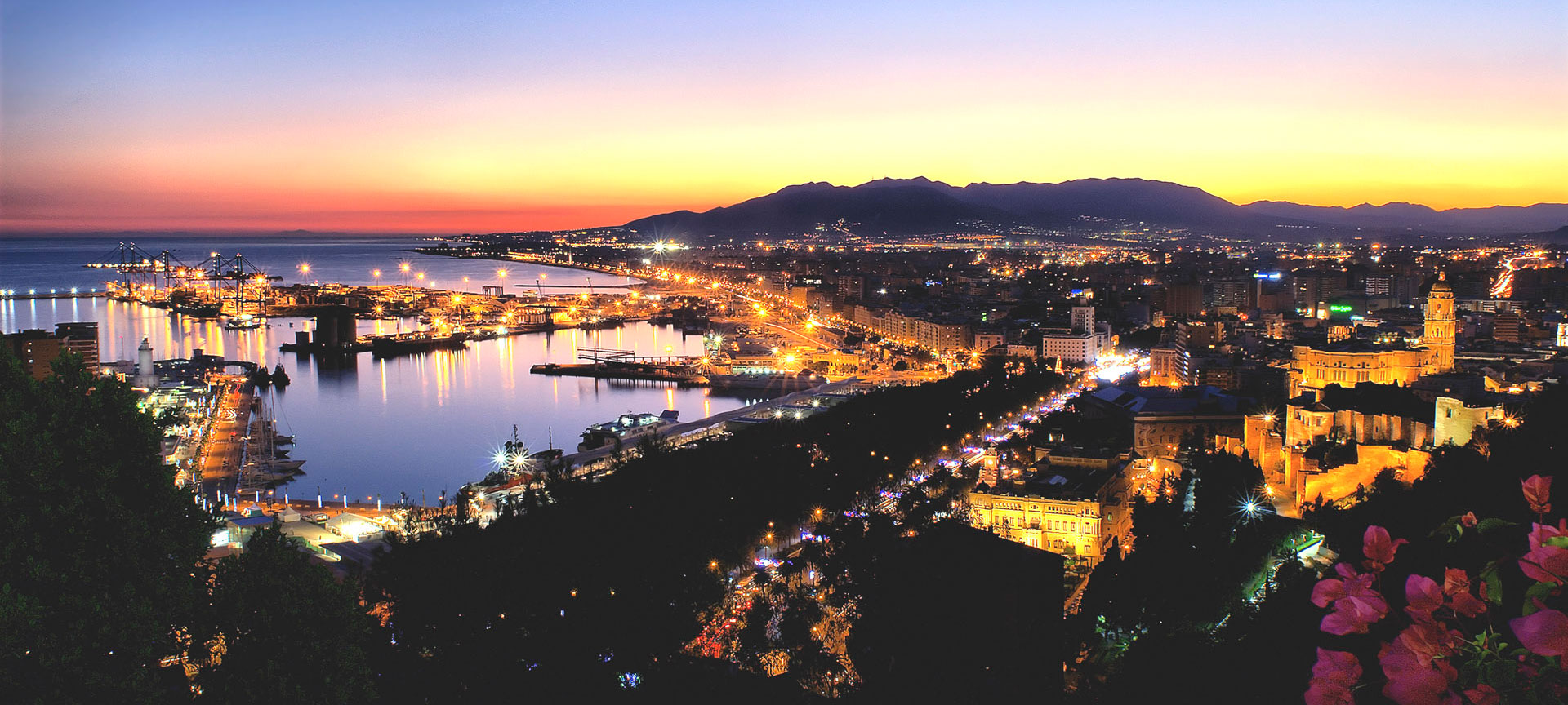 Vistas desde Málaga Vistas desde Málaga