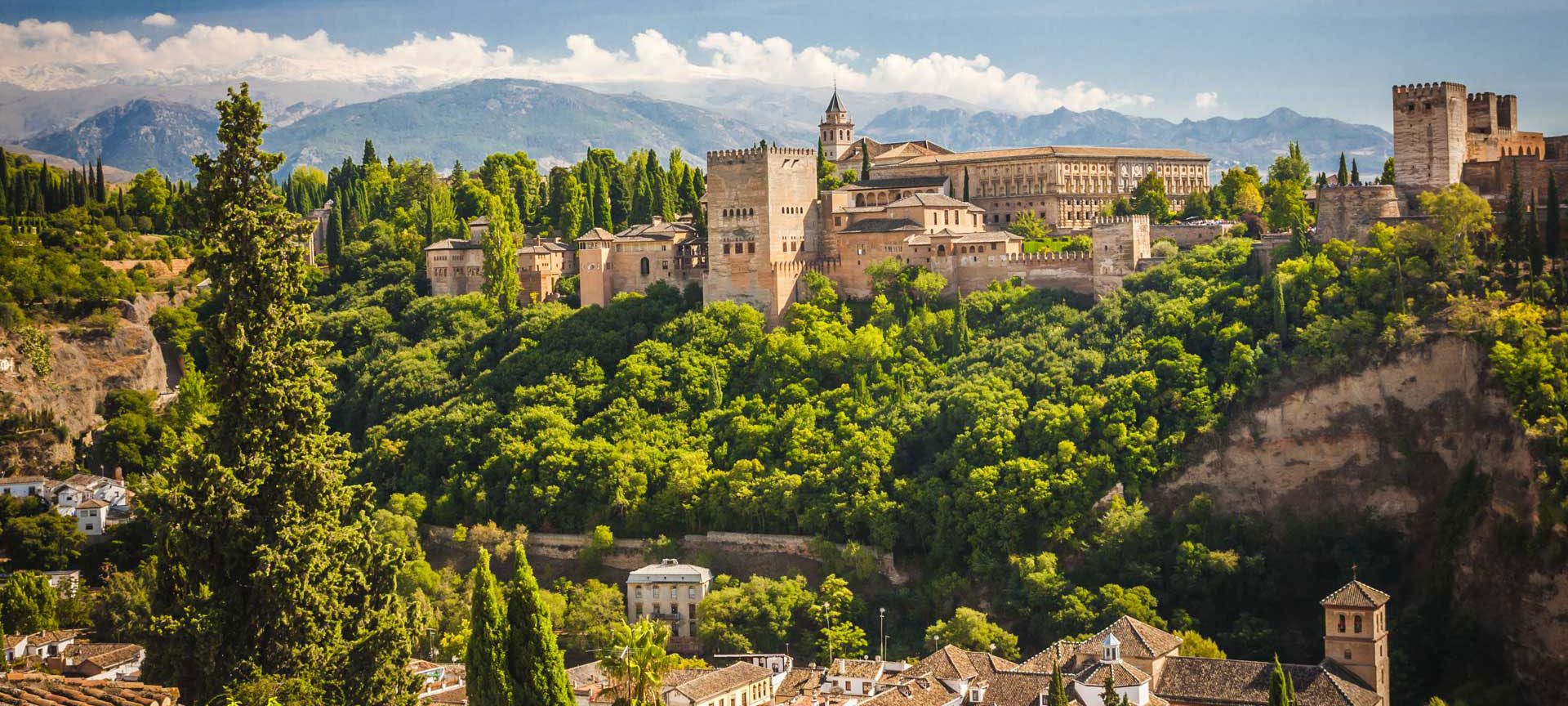 Blick auf die Alhambra, Granada