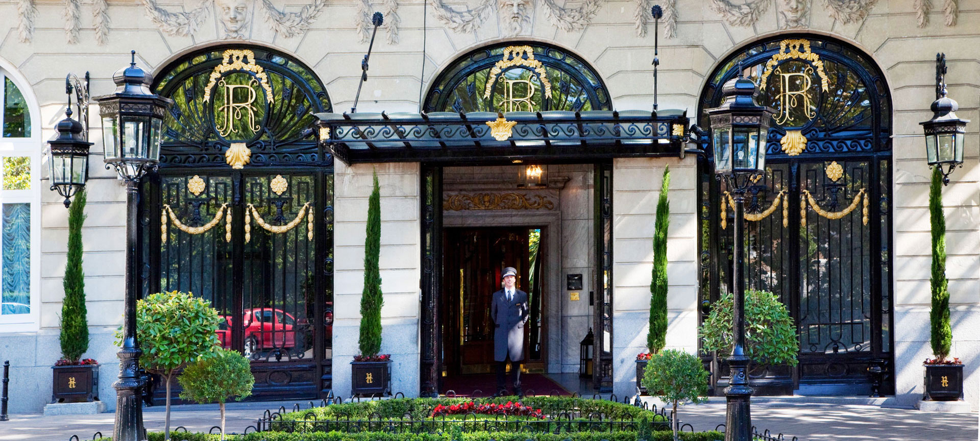 Hotel Ritz entrance, Madrid