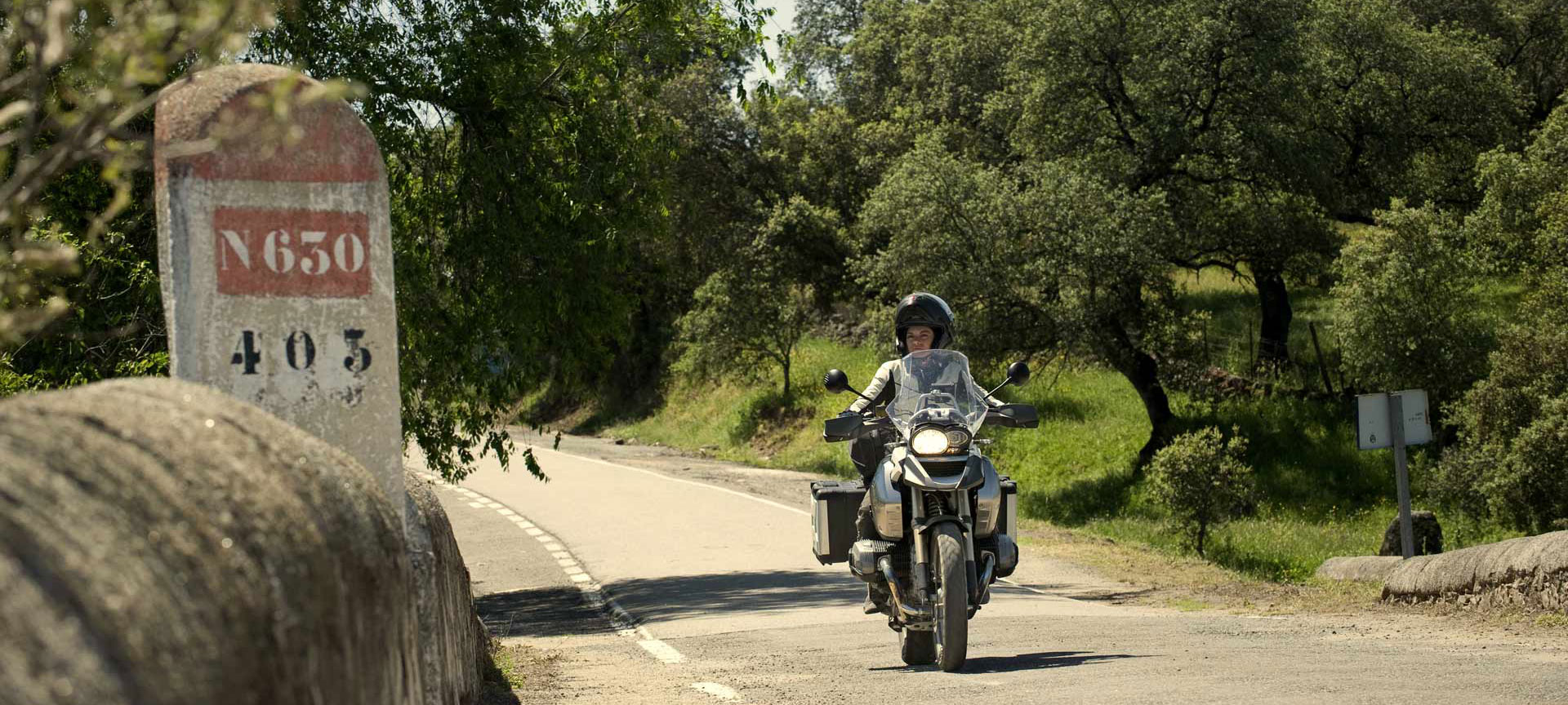 Motorcyclist on the Silver Route