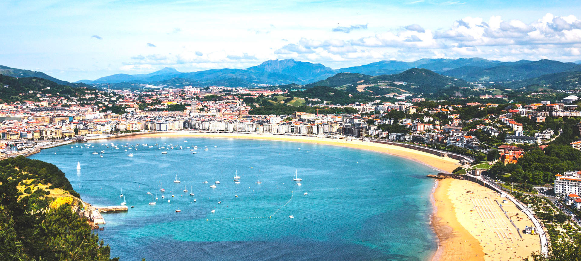A view of San Sebastián