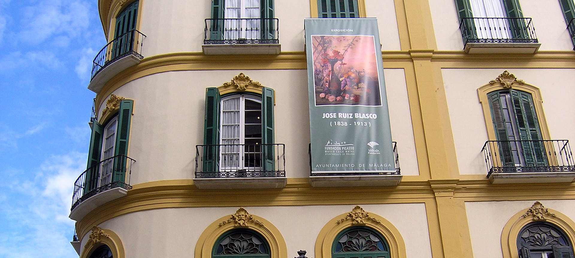 Facciata della Casa-museo Pablo Ruiz Picasso