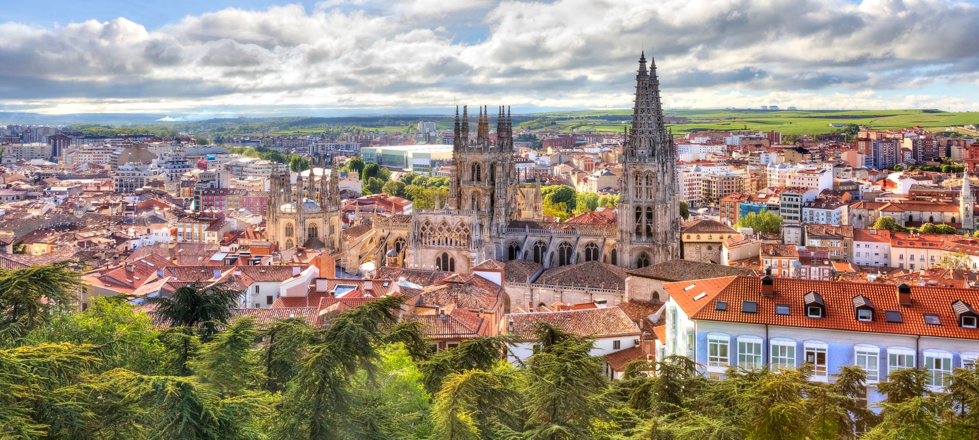 Ansicht der Kathedrale von Burgos