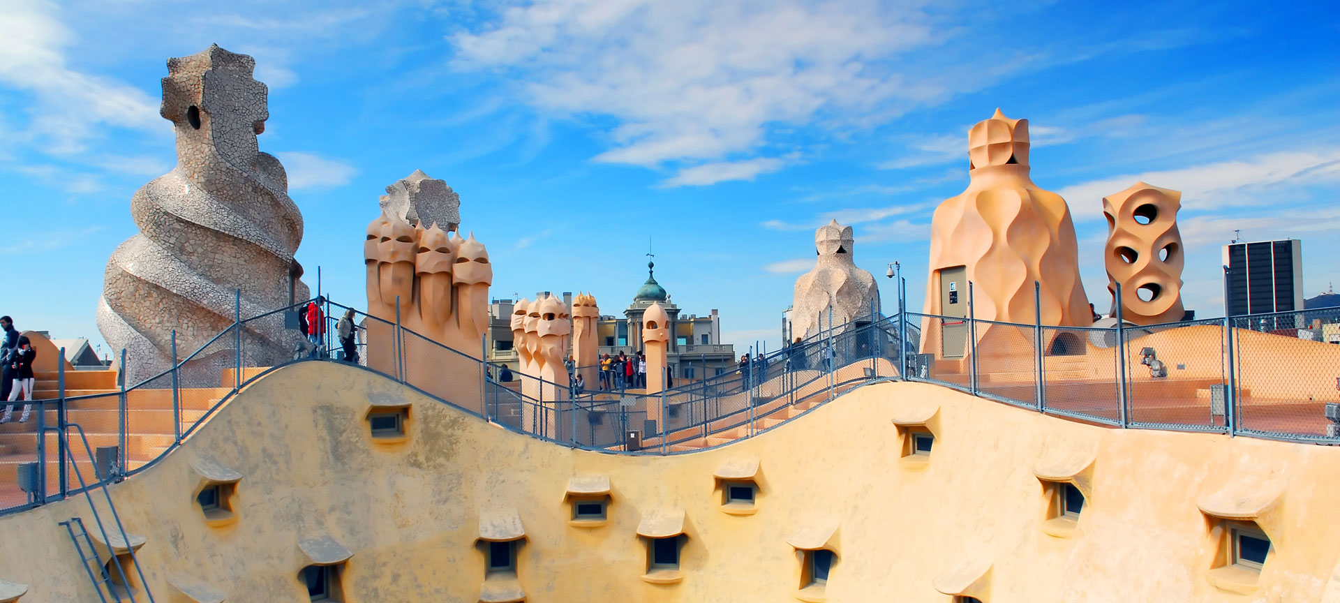 Dach der Casa Milà, Barcelona